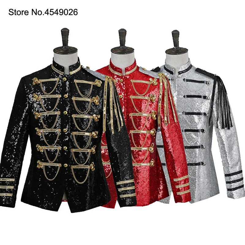Men's Shiny Sequins Dj Slim Fit Suit Jacket Blazer Red Sliver Black Six Button Tuxedo For Party,wedding,banquet,prom
Men's Shiny Sequins Dj Slim Fit Suit Jacket Blazer Red Sliver Black Six Button Tuxedo For Party,wedding,banquet,prom