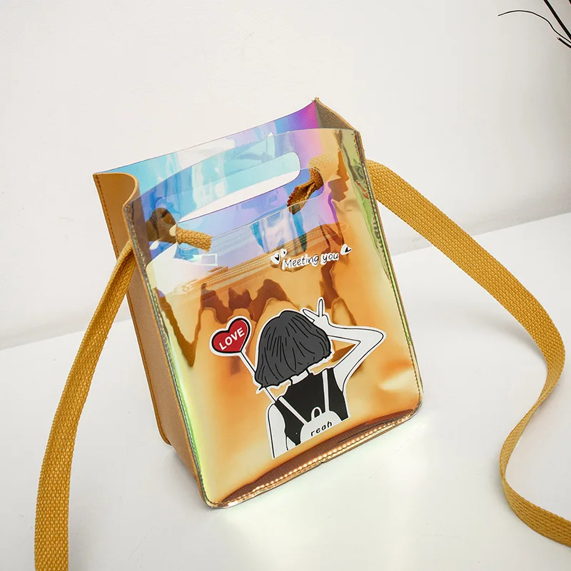 2020 Summer in New Style Korean-style Fashion Shoulder Women's Different Size Bags Hand Laser Bucket Bag 
2020 Summer in New Style Korean-style Fashion Shoulder Women's Different Size Bags Hand Laser Bucket Bag