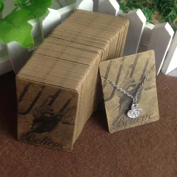 Hang tag Wholesale Blank Kraft Necklace Display Card 5x7cm Custom Logo 1000 pcs LogoPendant Packing Tag Label
Hang tag Wholesale Blank Kraft Necklace Display Card 5x7cm Custom Logo 1000 pcs LogoPendant Packing Tag Label