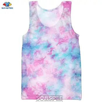 SONSPEE 3D Print Summer Tie Dye Men's Tank Tops Casual Hip Hop Fitness Bodybuilding Gym Muscle Men Sleeveless Cool Vest Shirt
SONSPEE 3D Print Summer Tie Dye Men's Tank Tops Casual Hip Hop Fitness Bodybuilding Gym Muscle Men Sleeveless Cool Vest Shirt