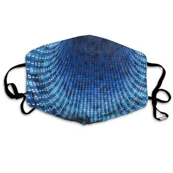AGRBLUEN Unisex Breathable Reusable Binary Computer Information Printed Mouth Mask, Adjustable Earloop Anti Dust Pollution
AGRBLUEN Unisex Breathable Reusable Binary Computer Information Printed Mouth Mask, Adjustable Earloop Anti Dust Pollution