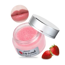 

AMEIZII 20g Strawbery Sugar Lip Scrub Plumper Gloss Cream Exfoliating Smooth Moisturizing Repairing Remove Dead Skin Lips Balm