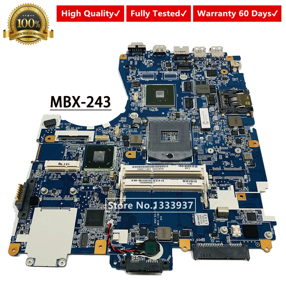 Для Sony MBX-243 VPCF23JFX VPCF23 серии Материнская плата ноутбука V081 REV 1 1P-0113202-8011 карты |