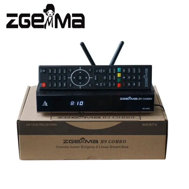 2pcs/lot 4K UHD Zgemma H9 COMBO CI+ Linux E2 DVB-S2X+DVB-T2/C IPTV SET TOP BOX T2-MI WIFI Built-in
2pcs/lot 4K UHD Zgemma H9 COMBO CI+ Linux E2 DVB-S2X+DVB-T2/C IPTV SET TOP BOX T2-MI WIFI Built-in