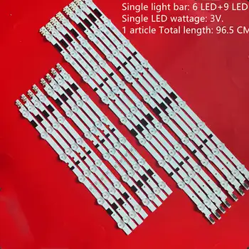 

(New Kit)16pcs/set LED backlight strip for Samsung TV UE46F5000AWXZG UE46F6400AW 2013SVS46F R6 L9 D2GE-460SCA-R3 D2GE-460SCB-R3