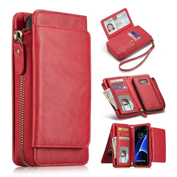 For Samsung galaxy S7 edge S8 S9 Plus 2 in 1 Multifunction Wallet Card Pocket Case Cover For Samsung Note 8 9 Zipper Handbag
For Samsung galaxy S7 edge S8 S9 Plus 2 in 1 Multifunction Wallet Card Pocket Case Cover For Samsung Note 8 9 Zipper Handbag