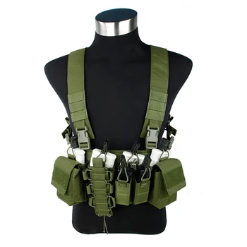 TMC D3-CR 556 Chest Rig 500D Cordura Tactical Vest Anti-Glare Fabric Chest Carrier Tactics Accessories - Green
TMC D3-CR 556 Chest Rig 500D Cordura Tactical Vest Anti-Glare Fabric Chest Carrier Tactics Accessories - Green