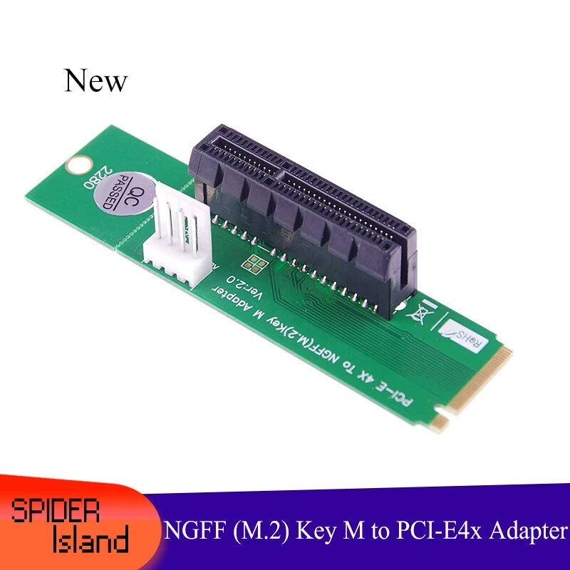 PCIE pci-express PCI Express PCI-E 4X Female x4 to NGFF M.2 M Key Male Adapter Converter Card with Power Cable
PCIE pci-express PCI Express PCI-E 4X Female x4 to NGFF M.2 M Key Male Adapter Converter Card with Power Cable