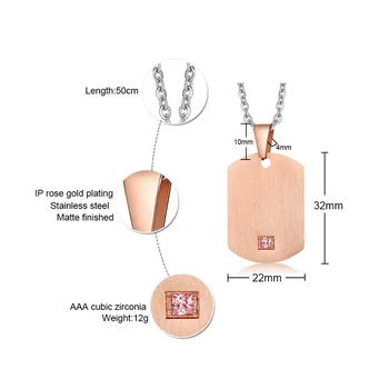 RUIYI stainless steel necklace hot sell popular single women man 32mm square rose black color lover gift women jewelry
RUIYI stainless steel necklace hot sell popular single women man 32mm square rose black color lover gift women jewelry