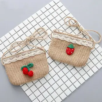 Fashion Women's Girl Small Mini Flap Straw Solid Fruit Embroidery Messenger Shoulder Bag Crossbody Satchel Handbag
Fashion Women's Girl Small Mini Flap Straw Solid Fruit Embroidery Messenger Shoulder Bag Crossbody Satchel Handbag