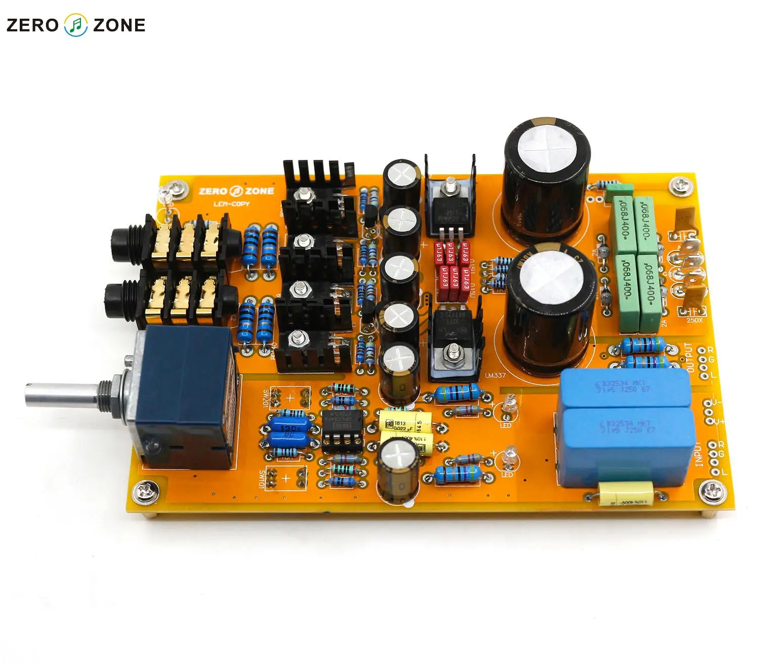 High configuration potentiometer version LEM-COPY copy Lehmann Linear headphone amplifier finished board
High configuration potentiometer version LEM-COPY copy Lehmann Linear headphone amplifier finished board