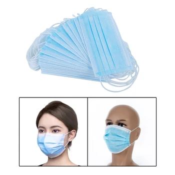 50 Pieces Non-Woven Disposable Earloop Cover for Dust Fast delivery 3-layer mask 50pcs Face Mouth Mask Earloops Masks
50 Pieces Non-Woven Disposable Earloop Cover for Dust Fast delivery 3-layer mask 50pcs Face Mouth Mask Earloops Masks