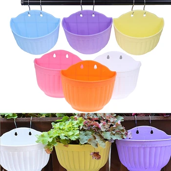 Resin wall hanging pot hook plastic semi-circular wall hanging artificial planting pot, balcony garden home decoration 
Resin wall hanging pot hook plastic semi-circular wall hanging artificial planting pot, balcony garden home decoration