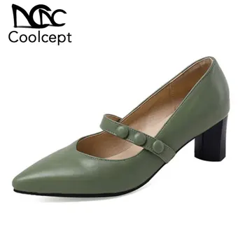 Coolcept Office Work Ladies Pumps Shoes Fashion Belt Pointed Shoes Women Special Heels Pointed Toe Footwear Size 30-43
Coolcept Office Work Ladies Pumps Shoes Fashion Belt Pointed Shoes Women Special Heels Pointed Toe Footwear Size 30-43