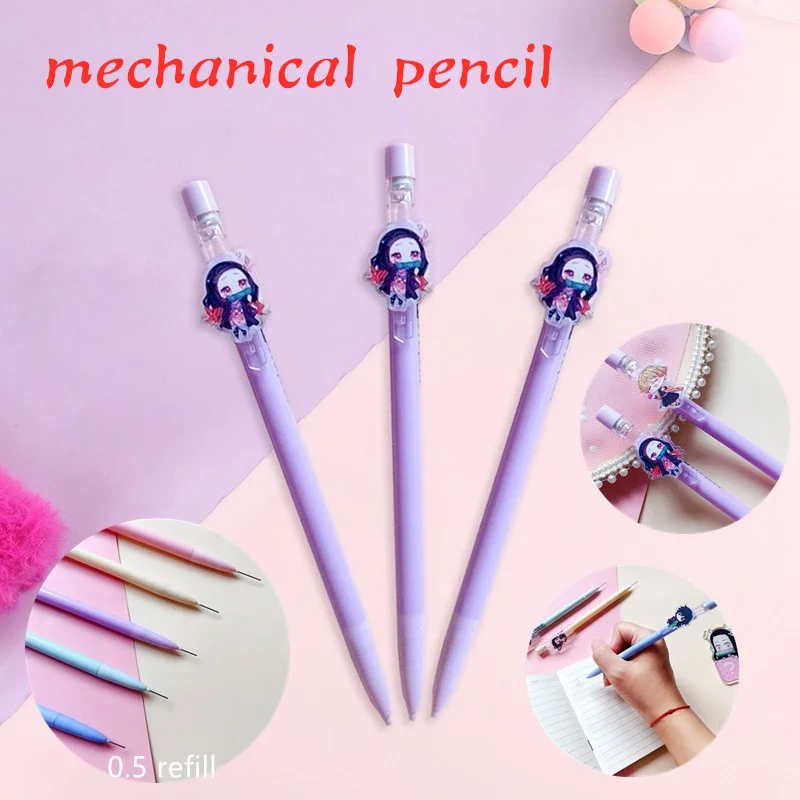 Cartoon Anime Mechanical Pencil Neutral Erasable Gel Pen School Supplies 0.5 Refill
Cartoon Anime Mechanical Pencil Neutral Erasable Gel Pen School Supplies 0.5 Refill