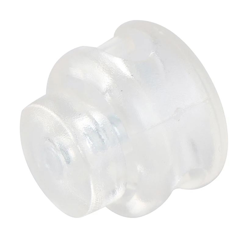 Description Picture 3 of item10pcs Transparent Clear Cord Lock Plastic Stopper Cord Ends Toggles Clip Buckle Frost Shoelace Sportswear DIY Bag Accessories