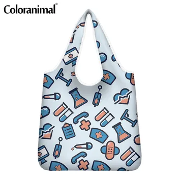 Coloranimal Fashion Medical Tools Shopper Bag Grocery Bag for Women Large Capacity Lady Grocery Bags Foldable Female Eco Bags
Coloranimal Fashion Medical Tools Shopper Bag Grocery Bag for Women Large Capacity Lady Grocery Bags Foldable Female Eco Bags