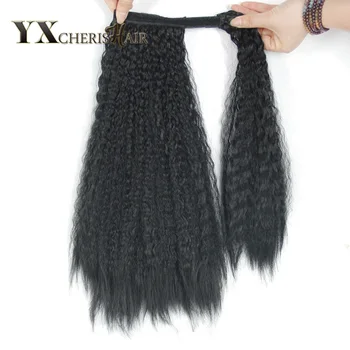 YXCHERISHAIR 18" 150g Black Brown Ponytails Long Kinky Straight Wrap Around Synthetic Magic Ponytails HairPiece Extensions
YXCHERISHAIR 18" 150g Black Brown Ponytails Long Kinky Straight Wrap Around Synthetic Magic Ponytails HairPiece Extensions