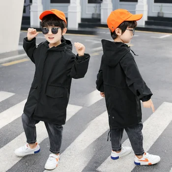 New Solid Boy's Trench Children's Clothing for Boy 3-13 years 2020 Fashion Hooded Spring and Autumn Kids Coats Clothes
New Solid Boy's Trench Children's Clothing for Boy 3-13 years 2020 Fashion Hooded Spring and Autumn Kids Coats Clothes