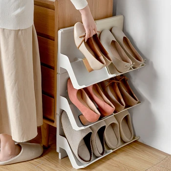 Stackable Shoe Organizer Footwear Support Slot Durable Shoes Storage Rack Combination Shoes Shelf DIY Home Furniture Space Save
Stackable Shoe Organizer Footwear Support Slot Durable Shoes Storage Rack Combination Shoes Shelf DIY Home Furniture Space Save
