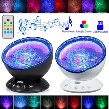 Remote Control Ocean Wave Light Projector 7 Colors Light Built-In Music Player For Relaxing Ambiance In Bedroom Kid's Room D30
Remote Control Ocean Wave Light Projector 7 Colors Light Built-In Music Player For Relaxing Ambiance In Bedroom Kid's Room D30