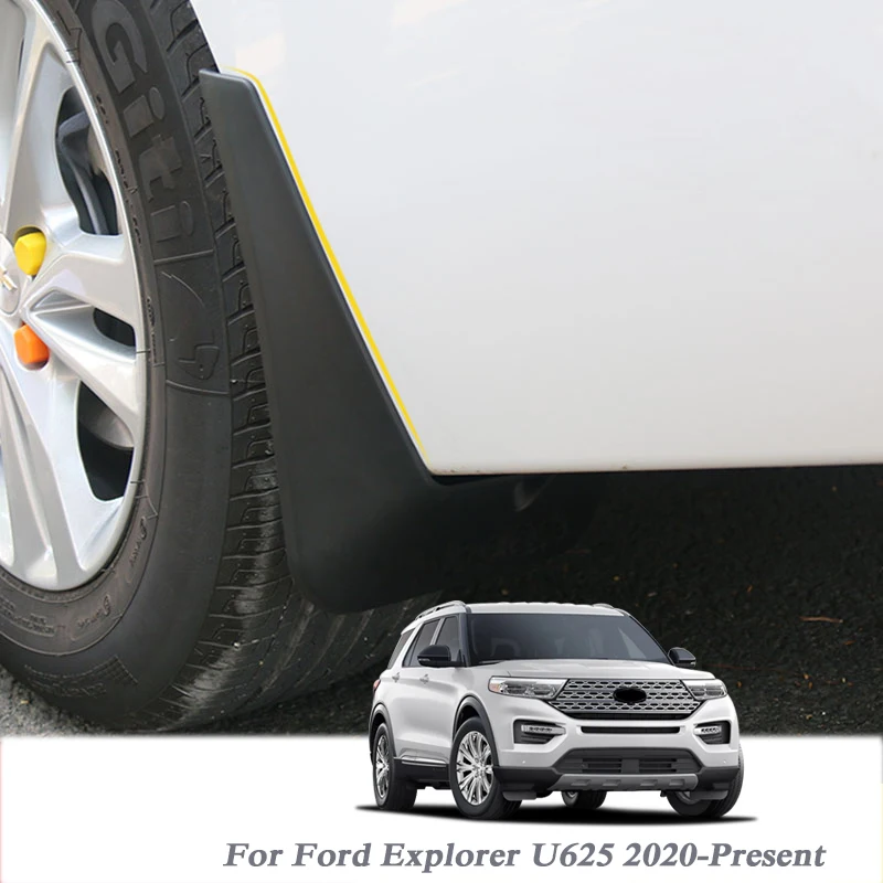 4pcs Car Styling ABS Mud Flap Splash Guard Mudguard Mudflap Perfector External Decoration For Ford Explorer U625 2020-Present
4pcs Car Styling ABS Mud Flap Splash Guard Mudguard Mudflap Perfector External Decoration For Ford Explorer U625 2020-Present