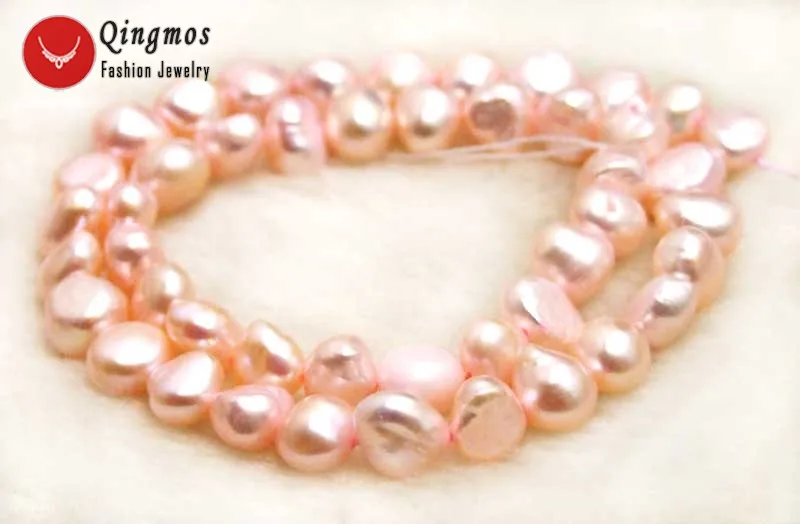 Qingmos 8-9mm Light Pink Baroque Natural Freshwater Pearl Loose Beads for Jewelry Making Necklace Bracelet DIY Strands 14''
Qingmos 8-9mm Light Pink Baroque Natural Freshwater Pearl Loose Beads for Jewelry Making Necklace Bracelet DIY Strands 14''