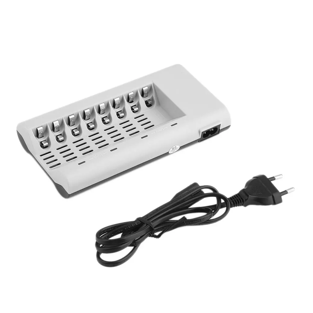 EU Plug 8 Slots Charger for AA / AAA Ni-MH / Ni-Cd Batteries Rechargeable Battery
EU Plug 8 Slots Charger for AA / AAA Ni-MH / Ni-Cd Batteries Rechargeable Battery