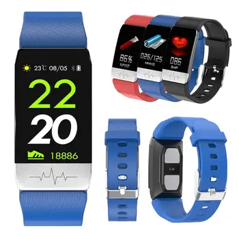 T1s iIntelligent Bracelet Real-Time Temperature Measurement Watch Bracelet Heart Rate Blood Pressure Monitoring Watch
T1s iIntelligent Bracelet Real-Time Temperature Measurement Watch Bracelet Heart Rate Blood Pressure Monitoring Watch