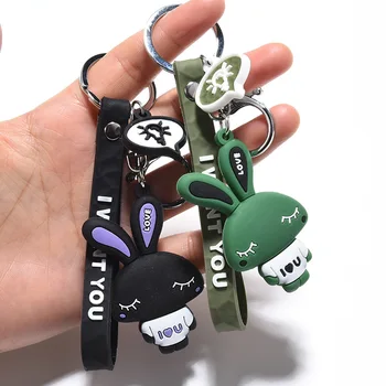 Cartoon Creative Rabbit Girls Boy Design Fashion Animal Young People Color Keyring High Quality Girl Student Multicolor Keychain
Cartoon Creative Rabbit Girls Boy Design Fashion Animal Young People Color Keyring High Quality Girl Student Multicolor Keychain