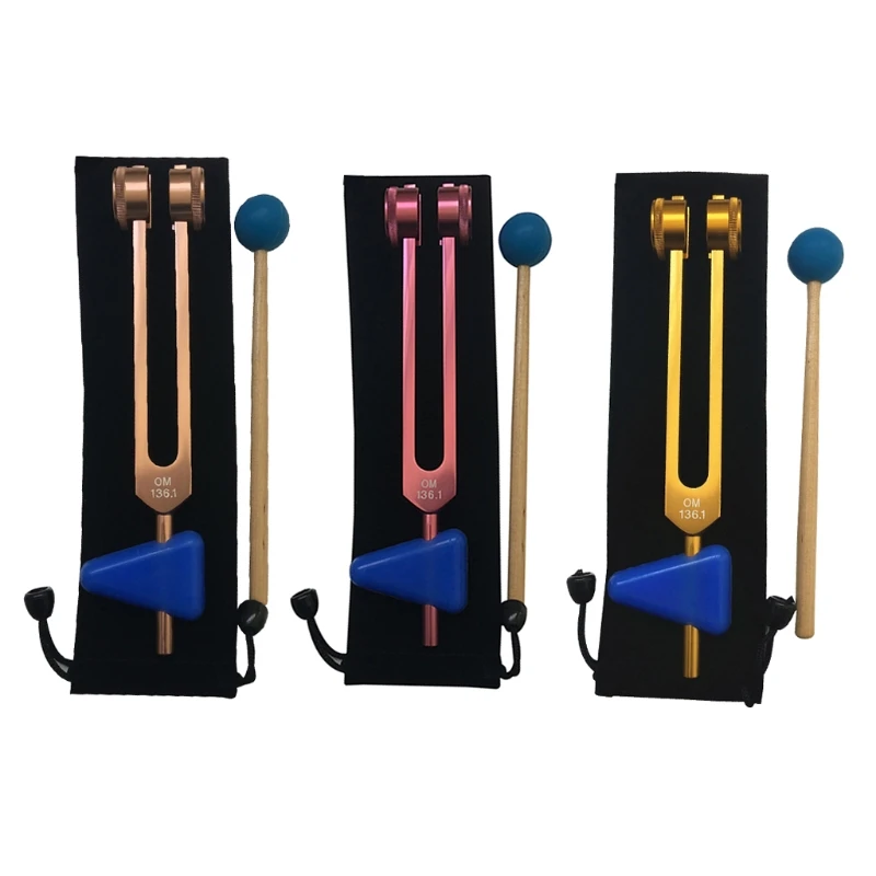OM 136.1 Hz Tuning Forks Set Chakra Tuning Fork Sound Healing Fork Crystal Fork Tuning Therapy Tool All In A pouch
OM 136.1 Hz Tuning Forks Set Chakra Tuning Fork Sound Healing Fork Crystal Fork Tuning Therapy Tool All In A pouch