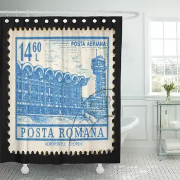 Shower Curtain Address Romania Circa 1972 Stamp Printed in Shows Aeroportul Shower Curtains Sets with 12 Hooks 72 x 72 Inches
Shower Curtain Address Romania Circa 1972 Stamp Printed in Shows Aeroportul Shower Curtains Sets with 12 Hooks 72 x 72 Inches