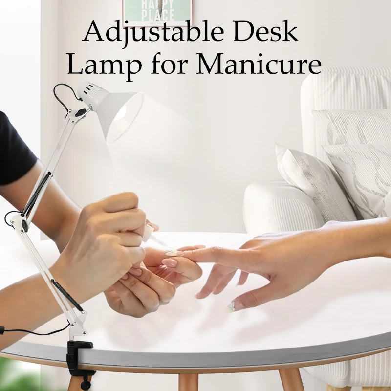 Manicure Desk Lamp 2020 New Nail Beauty Adjustable LED Lamp 3 Color Optional with Light Clip Lamp for Salon Use Nail Art Tool
Manicure Desk Lamp 2020 New Nail Beauty Adjustable LED Lamp 3 Color Optional with Light Clip Lamp for Salon Use Nail Art Tool