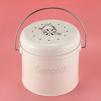 Compost Bin 3L - Stainless Steel Kitchen Compost Bin - Kitchen Composter for Food Waste - Coal Filter
Compost Bin 3L - Stainless Steel Kitchen Compost Bin - Kitchen Composter for Food Waste - Coal Filter