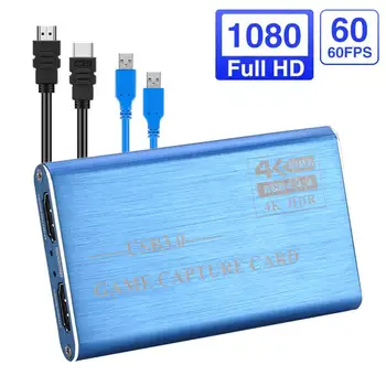 USB3.0 HDMI 4K Video Capture HDMI To USB Video Capture Card For PS4 Game Streaming Live Stream Broadcast (Remark Color)
USB3.0 HDMI 4K Video Capture HDMI To USB Video Capture Card For PS4 Game Streaming Live Stream Broadcast (Remark Color)