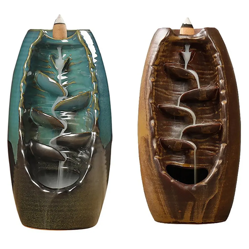 Incense Burner Ceramic Backflow Incense Burner For Living Room Decoration Dragon Incense Holder Censer With 10pcs Incens Cones
Incense Burner Ceramic Backflow Incense Burner For Living Room Decoration Dragon Incense Holder Censer With 10pcs Incens Cones