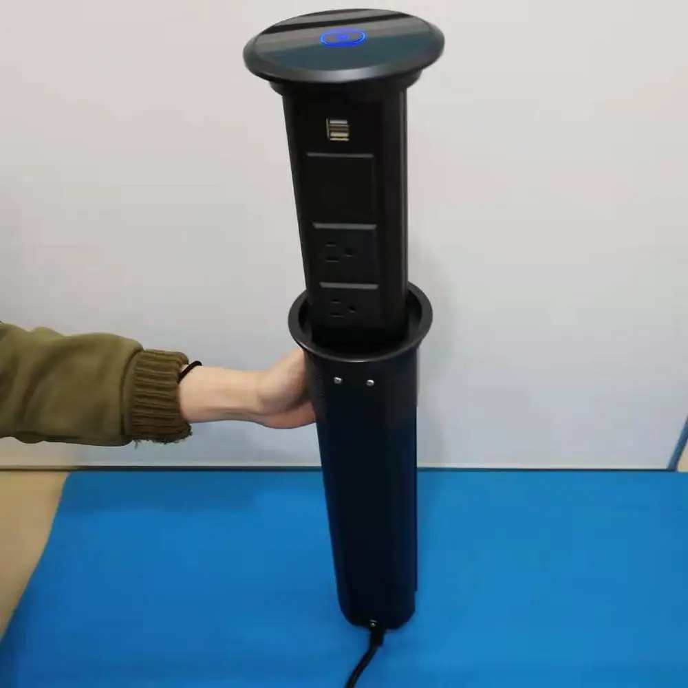 Motorized Pop Up Socket Dual USB Port Dual outlet w built in Bluetooth Speaker with top wireless charger
Motorized Pop Up Socket Dual USB Port Dual outlet w built in Bluetooth Speaker with top wireless charger