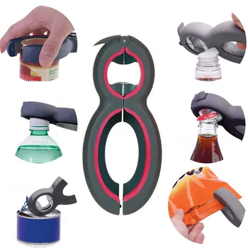 6 in 1 Multi Function Twist Bottle Opener, All in One Jar 8 shaped Gripper Can Wine Beer Lid Twist Off Jar Opener Claw
6 in 1 Multi Function Twist Bottle Opener, All in One Jar 8 shaped Gripper Can Wine Beer Lid Twist Off Jar Opener Claw