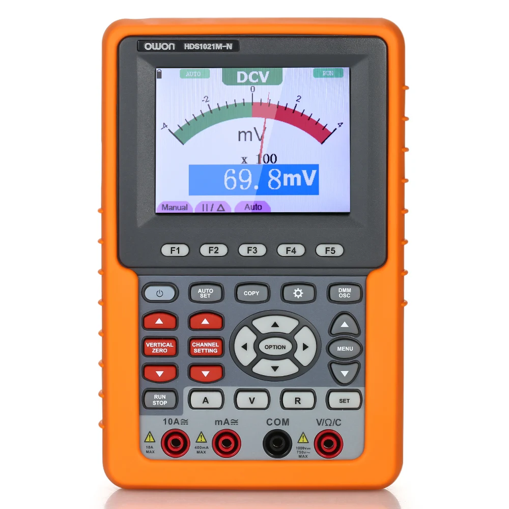 3 In 1 Digital Oscilloscope Multimeter Frequency Meter Auto Range Handheld Oscilloscopes 20MHz 500M/S Support SCPI Function | Инструменты