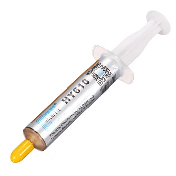 5g Golden Thermal Paste Grease Compound Silicone Conductive Grease Paste For PC CPU Heat Sink For CPU GPU Chipset Cooling
5g Golden Thermal Paste Grease Compound Silicone Conductive Grease Paste For PC CPU Heat Sink For CPU GPU Chipset Cooling