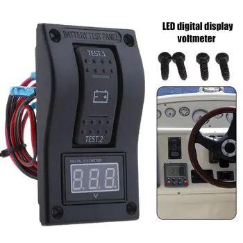 DC 5-30V LED Indicator With Screws Voltmeter Boat RV Rocker Switch For Marine Accurate Dual Battery Test Panel Digtal Display
DC 5-30V LED Indicator With Screws Voltmeter Boat RV Rocker Switch For Marine Accurate Dual Battery Test Panel Digtal Display