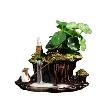 New Tower Ceramic Incense Burners Fragrance Holder Backflow Censer Aromatherapy Smoke Reflux Incense Stick Incense Censer
New Tower Ceramic Incense Burners Fragrance Holder Backflow Censer Aromatherapy Smoke Reflux Incense Stick Incense Censer