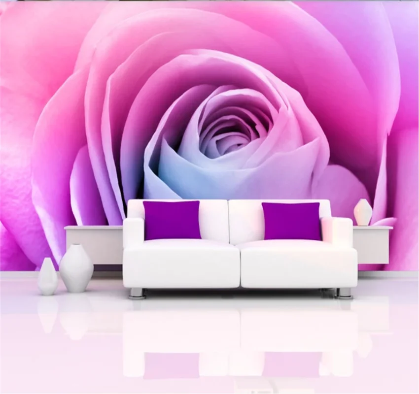 xuesu Customized 8d wallpaper fantasy rose flower close-up TV background wall decoration painting wall covering 
xuesu Customized 8d wallpaper fantasy rose flower close-up TV background wall decoration painting wall covering