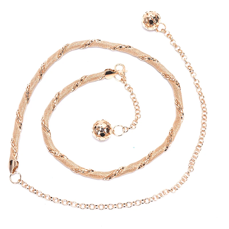 Fashion 1pc Gold Belts Women Waistbands All-match Party Jewelry Dress Waist Chain HOT New Year Valentine's Day gift
Fashion 1pc Gold Belts Women Waistbands All-match Party Jewelry Dress Waist Chain HOT New Year Valentine's Day gift