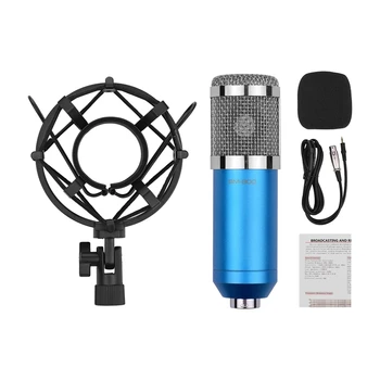 Professional Cardioid Condenser Microphone Kit with Audio Cable Metal Shockproof Clamp High Sensitivity Low Noise Mic
Professional Cardioid Condenser Microphone Kit with Audio Cable Metal Shockproof Clamp High Sensitivity Low Noise Mic