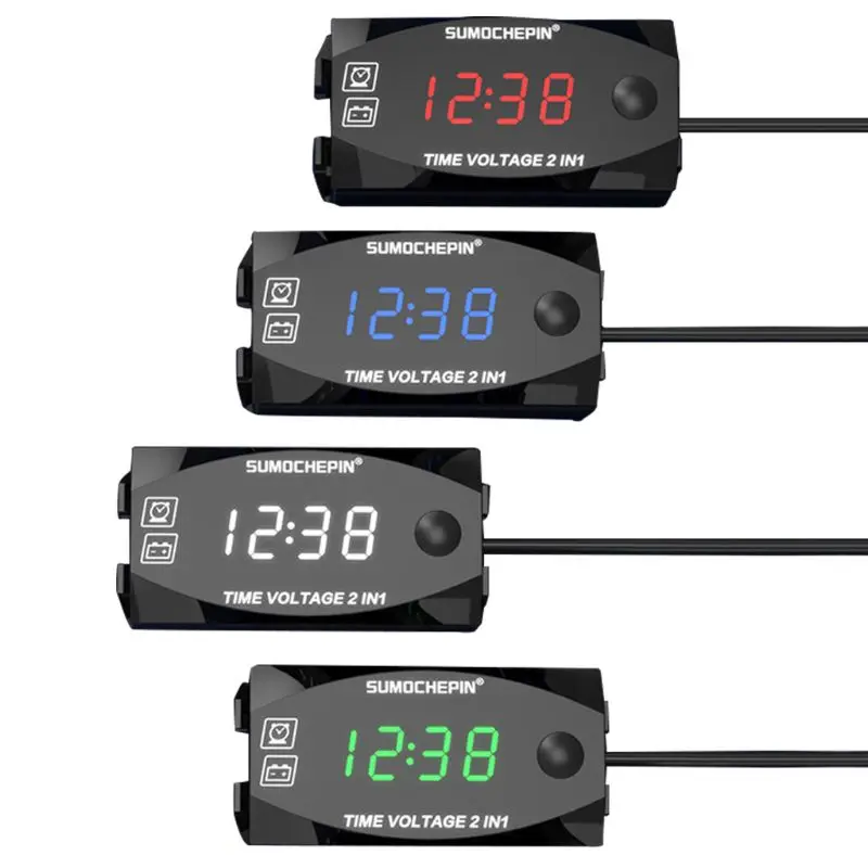 DC 12V LED Digital Display Voltmeter Voltage Panel Meter For Electromobile Motorcycle Car
DC 12V LED Digital Display Voltmeter Voltage Panel Meter For Electromobile Motorcycle Car
