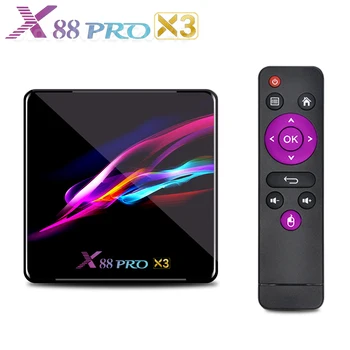 Android 9.0 TV Box X88 PRO X3 4GB RAM 64GB Amlogic S905X3 1080p 4K Google Voice Assistant 2G 16G Set Top Box media player box tv
Android 9.0 TV Box X88 PRO X3 4GB RAM 64GB Amlogic S905X3 1080p 4K Google Voice Assistant 2G 16G Set Top Box media player box tv