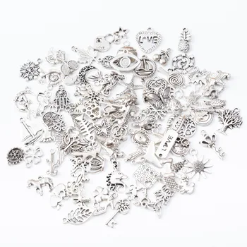 Sansango 100Pcs Mixed Styles Animal Leaf Heart Key Crown Charms Pendants Diy Jewelry for Necklace Bracelet Making Accessories
Sansango 100Pcs Mixed Styles Animal Leaf Heart Key Crown Charms Pendants Diy Jewelry for Necklace Bracelet Making Accessories