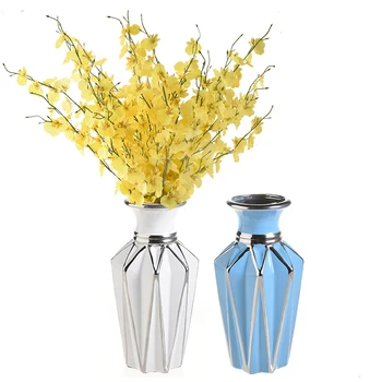 MODERN CERAMICS FLOWERS VASE DIAMOND SHAPED VASE CREATIVE ROOM DECORATION SITTING ROOM WINE CABINET TV ARK CERAMIC DECORATION
MODERN CERAMICS FLOWERS VASE DIAMOND SHAPED VASE CREATIVE ROOM DECORATION SITTING ROOM WINE CABINET TV ARK CERAMIC DECORATION