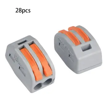 Mini Fast Wire Connectors Universal Compact Wiring Conductor Push-in Terminal Block Soft And Hard Wire Connector
Mini Fast Wire Connectors Universal Compact Wiring Conductor Push-in Terminal Block Soft And Hard Wire Connector